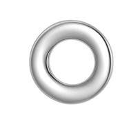 Glanzstücke München Piercing Buchstabe O aus Sterling Silber in silber 4,0 mm Damen