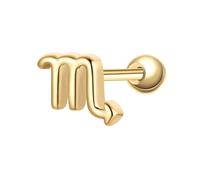 Glanzstücke München Piercing Sterling Silber gelbgold 4,4 mm Damen
