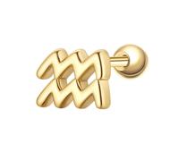 Glanzstücke München Piercing Sterling Silber gelbgold 4,9 mm Damen