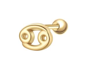 Glanzstücke München Piercing Sterling Silber gelbgold 4,9 mm Damen