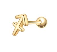 Glanzstücke München Piercing Sterling Silber gelbgold 6,1 mm Damen