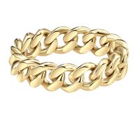 Glanzstücke München Ring - Sterling Silber Ring - Gr. 48 - in Gold - für Damen