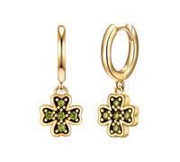 Glanzstücke München Silberohrcreolen Damen gold, ONE SIZE