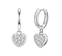 Glanzstücke München Silberohrcreolen Damen silber, ONE SIZE