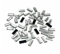 Glas-Hotfix-Strasssteine in quadratischer/rechteckiger Form, Kristalle zum Aufbügeln, Hotfix-Flatback-Kristallstein für DIY-Kleidungsstücke, 2,2 x 4,5 mm, 300 Stück