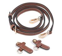 GlasFlength Schultergurt für Longchamp Taschen, Schulterriemen aus Leder für Handtaschen Taschengurt Original Bag Strap No-Punch Verstellbarer Ersatz Umhängegurt für Schultertaschen Handtaschen