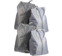 GLEAVI 4 Stück Schuhbeutel Wasserabweisend Großer Reise Schuhorganizer aus 190t Polyester Handliche Aufbewahrungstasche für Schuhe Kleidung Staubdicht und Platzsparend für Koffer