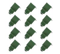 GLEAVI 50 Stück Kunststoffbroschen Sicherheitsnadeln für Hochzeitscorsagen Wiederverwendbare Anstecknadeln Grün Basis für Handgefertigte Blumen Boutonnièren Sicherer Halt