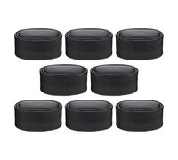 GLEAVI 8 Stück Pack Weiche Uhrenkissen aus Schwarzem PU Schaumstoff für Automatische Uhrenbeweger Ersatz und Präsentationskissen für Uhrenetuis und Organizer