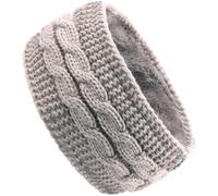 GLEAVI Breites Winterstirnband für Damen Gestricktes und Gehäkeltes Stirnband Dickes Warmes Stirnband mit Ohrenschützern für Winter