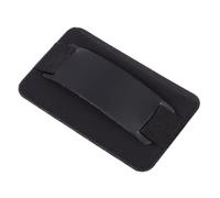 GLEAVI Handy Rückseiten Kartenhalter aus Strapazierfähigem Material Praktische Handytasche mit Kartenfach Abnehmbar Schwarz für Kreditkarten und Ausweis