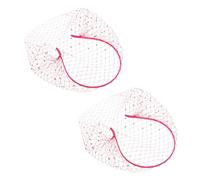 GLEAVI Strass Haarreif mit Netzschleier für Damen Brautschleier Stirnband in Kleiner Design Leichtes Netzstoff Accessoire für Hochzeit und Party