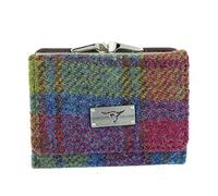 Glen Appin Harris Tweed LB2113 Damen Geldbörse klein, Farbe 46 Multi Tartan, S, Leger