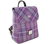 Glen Appin Harris Tweed 'Tummel' Mini-Rucksack (Farbe 146 Purple & Mint), Farbe: 146 Violett und Minze, S