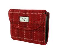 Glen Appin LB2002 Damen Harris Tweed Small Wallet, Farbe 102 Rot, S, Casual