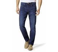 Glendale Denim Herren 5-Pocket-Jeans Slim Straight Fit Denim/Jeans clean wash gerade lang