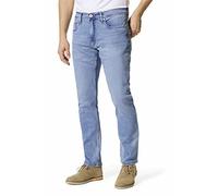5-Pocket-Jeans STOOKER MEN "Glendale Denim Slim Straight Fit", Herren, Gr. 38, Länge 30, blau (skyblau used), Denim/Jeans, 98% Baumwolle, 2% Elasthan, eng lang, Jeans 5-Pocket-Jeans, Slim Straight Fit