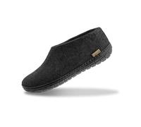 glerups dk Modell AR-02 Unisex-Erwachsene Filz-Hausschuh, Damen,Herren Huettenschuhe, Freizeit leger Filz-Pantoffel Slipper abs,Charcoal,39 EU / 6 UK