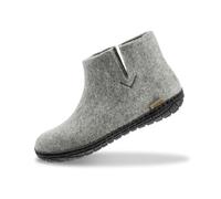 Glerups Filz Hausschuhe Herren und Damen (Größe 47) | Komfortabler Hausstiefel Damen & Herren mit Natürlicher Gummisohle | Filzstiefel Herren & Damen Winter | Comfortable Slippers Women & Men