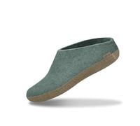 glerups dk B Slipper Unisex-Erwachsene Filz-Slipper, Damen,Herren Huettenschuhe,Filz-Schuhe,Filz-Pantoffel,Pantoletten,Puschen Grau, 45 EU / 10.5 UK