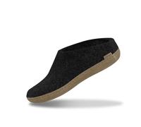 glerups Pantoffel Slip-on B Ledersohle anthrazit - Gr. - 41