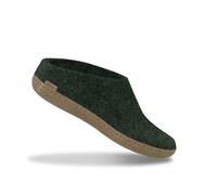 glerups Pantoffel Slip-on B Ledersohle forest - Gr. - 40