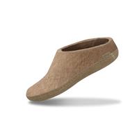 glerups Pantoffel Slip-on B Ledersohle sand - Gr. - 43