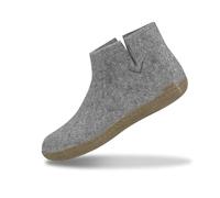 glerups dk G Ankle shoe - Erwachsene Filz-Stiefel, Damen,Herren Huettenschuhe,Filz-Schuhe,Filz-Pantoffel,Pantoletten,Puschen Grau, 41 EU / 7.5 UK