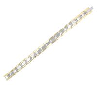 Gliederarmband ADELIA´S "Armband - Gliederarmband aus Edelstahl 21,5 cm", gold, Armbänder, Damen, 22cm, Edelstahl, Gliederarmband, Ideal zum Verschenken - schlicht und stilvoll (35696217-0) gold