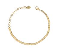 Gliederarmband ADELIA´S "Damen Armband - Kugelarmband aus Edelstahl 15+5 cm", gold, Armbänder, Damen, 20cm, Edelstahl, Gliederarmband, Zum Verschenken - passend für viele Anlässe (74050913-0) gold