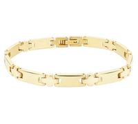 Gliederarmband ADELIA´S "Unisex Armband - Gliederarmband aus Edelstahl 20 cm", gold, Armbänder, Damen, 20cm, Edelstahl, Gliederarmband, Eine schöne Geschenkidee für jeden Anlass (81917223-0) gold