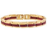 Gliederarmband ADELIA´S "Unisex Armband - Gliederarmband aus Edelstahl 21 cm", gold, Armbänder, Damen, 21cm, Edelstahl, Gliederarmband, Schöne Geschenkidee zum Jubiläum (17272856-0) gold