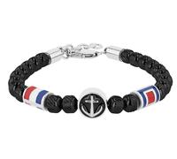 Gliederarmband ADELIA´S "Unisex Armband - Kugelarmband aus Edelstahl 18,5 cm", weiß, Armbänder, Damen, 18cm, Edelstahl, Gliederarmband, Zum Verschenken - passend für viele Anlässe (17318918-0) weiß
