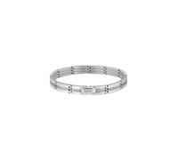 Gliederarmband BOSS "BROOKS", edelstahlfarben, Armbänder, Herren, 19cm, Edelstahl, Gliederarmband (61077753-0) edelstahlfarben