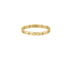 Gliederarmband BOSS "BROOKS", gelbgoldfarben, Armbänder, Herren, 19cm, Edelstahl, Gliederarmband (59239652-0) gelbgoldfarben