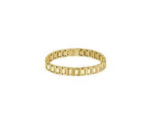 Gliederarmband BOSS "CANDOR JEWELRY", gelbgoldfarben, Armbänder, Damen, 19cm, Edelstahl, Gliederarmband (79046356-0) gelbgoldfarben