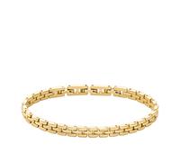 Gliederarmband FOSSIL "Schmuck Geschenk Edelstahl ARDEN", gelbgoldfarben, Armbänder, Damen, 19cm, Edelstahl, Gliederarmband (75324063-0) gelbgoldfarben