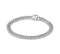 Gliederarmband für Damen Timeless Pavé, Sterlingsilber