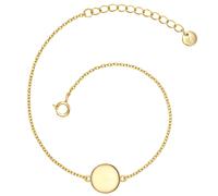 Gliederarmband GLANZSTÜCKE MÜNCHEN "GSM1883", gelbgold, Armbänder, Damen, Silber 925 (Sterlingsilber), Gliederarmband, aus Sterling Silber (10764812-0) gelbgold