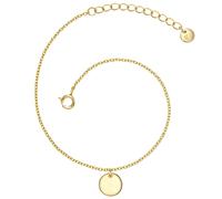 Gliederarmband GLANZSTÜCKE MÜNCHEN "GSM1897", gelbgold, Armbänder, Damen, Silber 925 (Sterlingsilber), Gliederarmband, aus Sterling Silber (55740911-0) gelbgold