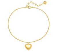 Gliederarmband GLANZSTÜCKE MÜNCHEN "GSM1975", gold (gelbgold), Armbänder, Damen, Silber 925 (Sterlingsilber), Gliederarmband, aus Sterling Silber (15279721-0) gelbgold
