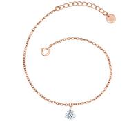 Glanzstücke München Armband Herz Sterling Silber Topas, roségold roségold