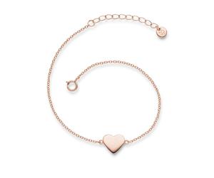 Gliederarmband GLANZSTÜCKE MÜNCHEN "X963", roségold, Armbänder, Damen, Silber 925 (Sterlingsilber), Gliederarmband, aus Sterling Silber (17106441-0) roségold
