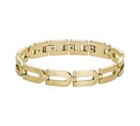 Gliederarmband Heritage D-Link aus Edelstahl, vergoldet