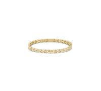 Gliederarmband LACOSTE "METROPOLE", gold (gelbgoldfarben, kristallweiß, kristallweiß), Armbänder, Damen, 17cm, Edelstahl, Gliederarmband, mit Glasstein (38741832-0) gelbgoldfarben, kristallweiß, krist