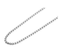 Gliederkette ADELIA´S "Unisex Halskette - Venezianerkette aus Edelstahl 70 cm", silber, Halsketten, Damen, 70cm, Edelstahl, Gliederkette, Ideal als Geschenk zum einen besonderen Tag (73612212-0) silbe