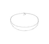 Gliederkette ELLI "Layer Rosa Quarz Kugeln Beads 925 Silber", silber, Halsketten, Damen, 42, ohne Stein, Silber 925 (Sterlingsilber), L: 42, Gliederkette (95131658-0) silber