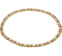 Gliederkette FIRETTI "Schmuck Geschenk Edelstahl Halsschmuck Halskette Gliederkette X Herz", gold (gelbgoldfarben), Halsketten, Damen, Edelstahl, L: 46 B: 7mm, Gliederkette, B:7mm (24897514-0) gelbgol