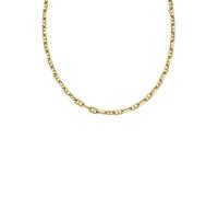 Gliederkette FOSSIL "Schmuck Geschenk Messing Halsschmuck HERITAGE D-LINK", gold (gelbgoldfarben), Halsketten, Damen, Messing, L: 42,5 B: 3,5mm, Gliederkette, B:3,5mm (48458831-0) gelbgoldfarben