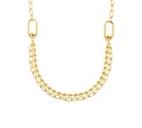Gliederkette JOOP "2036801", gold (gelbgoldfarben), Halsketten, Damen, Edelstahl, L: 60, Gliederkette (81920334-0)